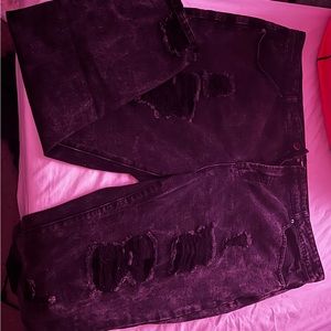 Distressed Fashion Nova jeans